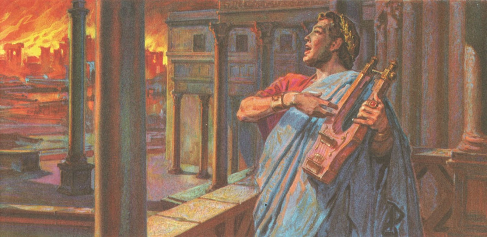 نيرون الظالم الذي قتل أمه و أحرق روما