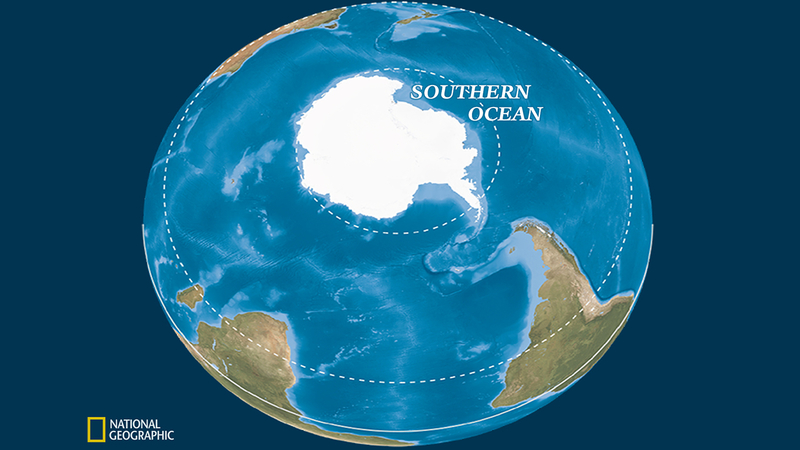 المحيط الخامس ” لوبوان ” لأول مرة على خريطة العالم