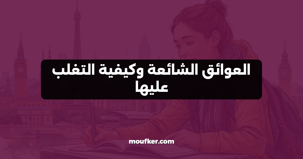 العوائق الشائعة وكيفية التغلب عليها