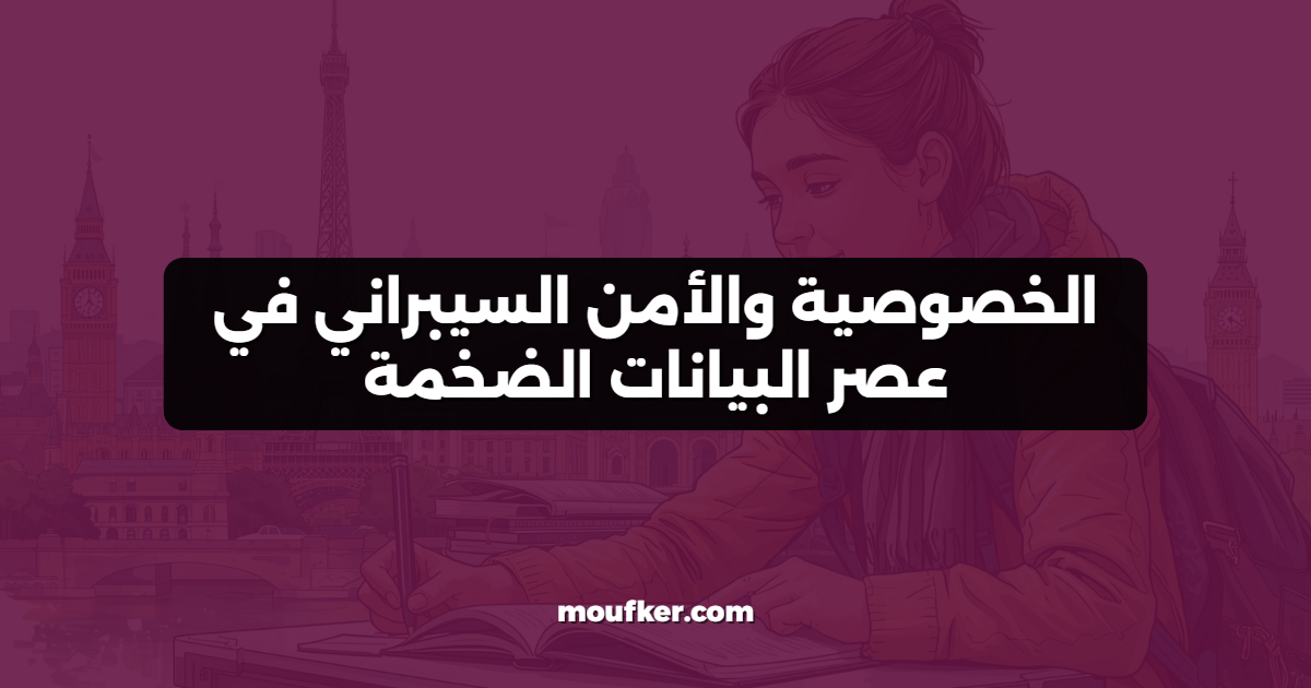 الخصوصية والأمن السيبراني في عصر البيانات الضخمة