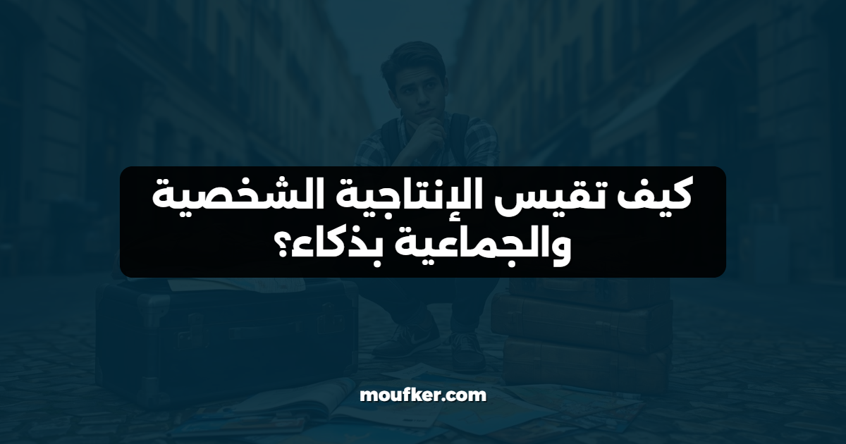 كيف تقيس الإنتاجية الشخصية والجماعية بذكاء؟