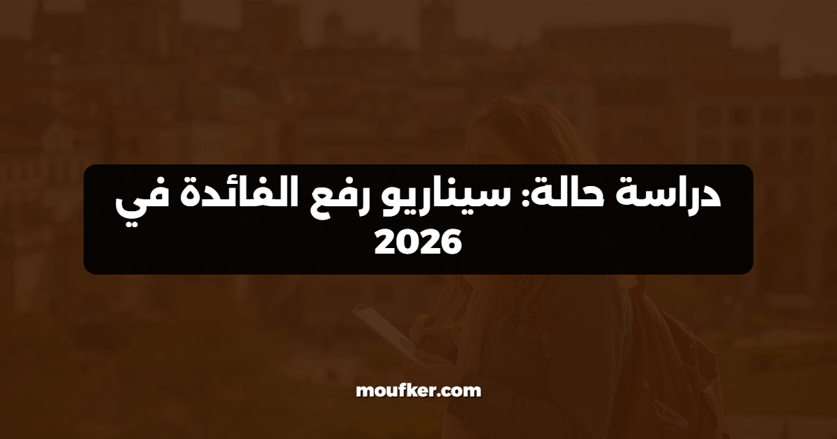 دراسة حالة: سيناريو رفع الفائدة في 2026