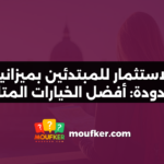 الاستثمار للمبتدئين بميزانية محدودة: أفضل الخيارات المتاحة