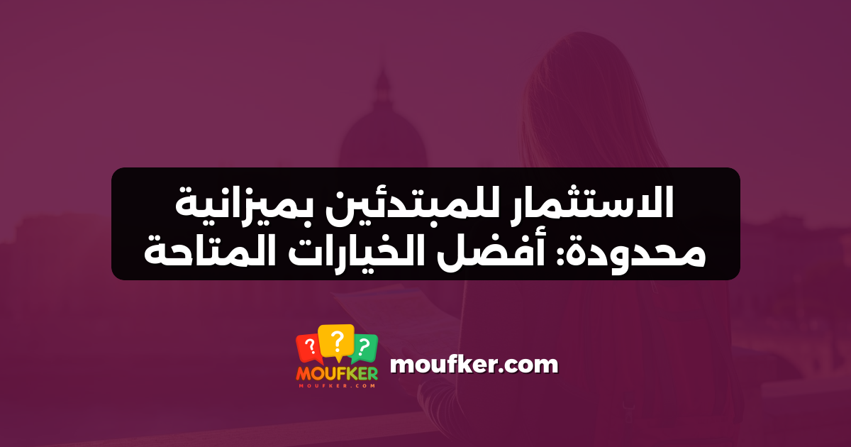 الاستثمار للمبتدئين بميزانية محدودة: أفضل الخيارات المتاحة